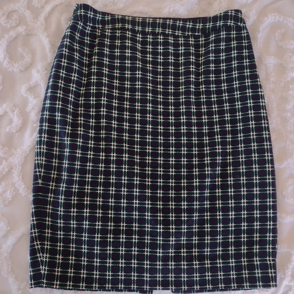 The Limited Navy Pencil Skirt
